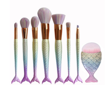 Load image into Gallery viewer, Mermaid Shaped Makeup Brushes - Offical Phoera Store