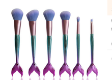 Load image into Gallery viewer, Mermaid Shaped Makeup Brushes - Offical Phoera Store