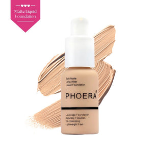 PHOERA Foundation - Soft Matte Long Wear Liquid Foundation