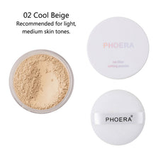 Load image into Gallery viewer, PHOERA™ Loose Face Powder Translucent Smooth Setting Foundation Makeup - Offical Phoera Store