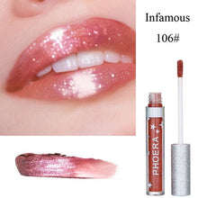 Load image into Gallery viewer, PHOERA™ Glitter Liquid Lipstick (Matte and Gloss) - Offical Phoera Store
